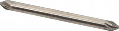 Hertel - 1/8" Head Diam, 1/8" Shank Diam, 6 Flute 60° High Speed Steel Countersink - Benchmark Tooling