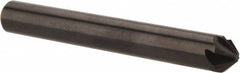 Hertel - 1/4" Head Diam, 1/4" Shank Diam, 6 Flute 82° High Speed Steel Countersink - Benchmark Tooling