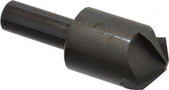 Hertel - 1" Head Diam, 1/2" Shank Diam, 4 Flute 120° High Speed Steel Countersink - Benchmark Tooling