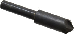 Hertel - 3/8" Head Diam, 1/4" Shank Diam, 4 Flute 100° High Speed Steel Countersink - Benchmark Tooling