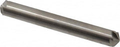 Hertel - 5/16" Head Diam, 5/16" Shank Diam, 6 Flute 120° High Speed Steel Countersink - Benchmark Tooling