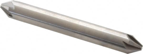 Hertel - 5/16" Head Diam, 5/16" Shank Diam, 6 Flute 60° High Speed Steel Countersink - Benchmark Tooling