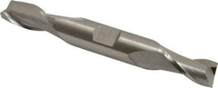 Hertel - 11mm, 13/16" LOC, 1/2" Shank Diam, 3-3/4" OAL, 2 Flute, Cobalt Square End Mill - Double End, Uncoated, Centercutting - Benchmark Tooling