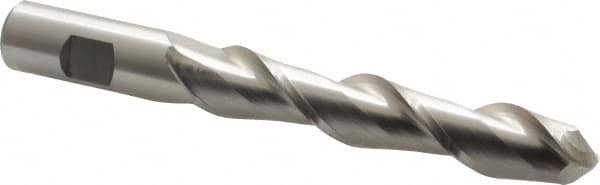 Hertel - 3/4" Diam, 4" LOC, 2 Flute High Speed Steel Ball End Mill - Uncoated, Single End, 6-1/4" OAL, 3/4" Shank Diam - Benchmark Tooling