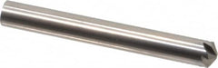 Hertel - 3/16" Head Diam, 3/16" Shank Diam, 6 Flute 120° Solid Carbide Countersink - Benchmark Tooling