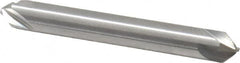 Hertel - 1/4" Head Diam, 1/4" Shank Diam, 4 Flute 82° Solid Carbide Countersink - 2" OAL, Straight Shank - Benchmark Tooling