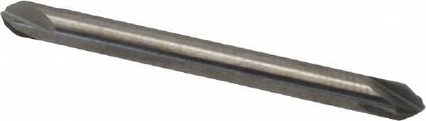 Hertel - 1/8" Head Diam, 1/8" Shank Diam, 4 Flute 60° Solid Carbide Countersink - Benchmark Tooling