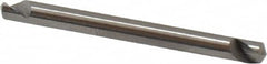 Hertel - 1/8" Head Diam, 1/8" Shank Diam, 1 Flute 120° Solid Carbide Countersink - 1-1/2" OAL, Straight Shank - Benchmark Tooling