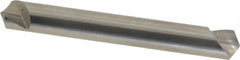 Hertel - 1/4" Head Diam, 1/4" Shank Diam, 1 Flute 120° Solid Carbide Countersink - Benchmark Tooling