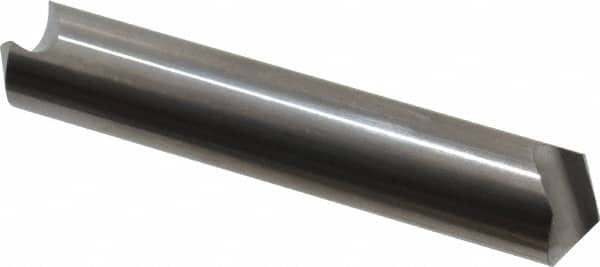 Hertel - 5/8" Head Diam, 5/8" Shank Diam, 1 Flute 120° Solid Carbide Countersink - Benchmark Tooling