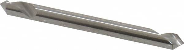 Hertel - 1/8" Head Diam, 1/8" Shank Diam, 1 Flute 82° Solid Carbide Countersink - Benchmark Tooling