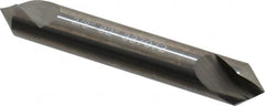 Hertel - 3/8" Head Diam, 3/8" Shank Diam, 1 Flute 82° Solid Carbide Countersink - 2-1/2" OAL, Straight Shank - Benchmark Tooling