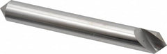 Hertel - 1/4" Head Diam, 1/4" Shank Diam, 1 Flute 90° Solid Carbide Countersink - Benchmark Tooling