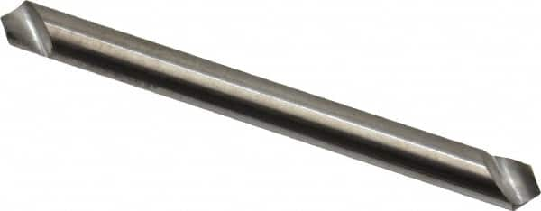 Hertel - 1/8" Head Diam, 1/8" Shank Diam, 1 Flute 100° Solid Carbide Countersink - Benchmark Tooling