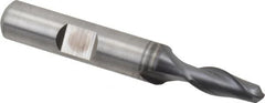 Hertel - 3/8" Head Diam, 3/8" Shank Diam, 4 Flute 120° Solid Carbide Countersink - 2-1/2" OAL, Straight Shank - Benchmark Tooling