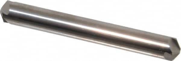 Hertel - 1/4" Head Diam, 1/4" Shank Diam, 4 Flute 120° Solid Carbide Countersink - Benchmark Tooling