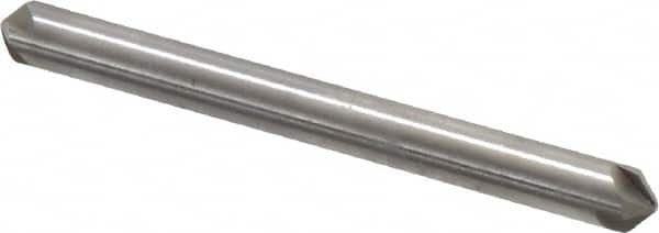 Hertel - 3/16" Head Diam, 3/16" Shank Diam, 4 Flute 100° High Speed Steel Countersink - Benchmark Tooling