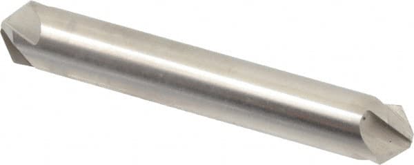 Hertel - 3/8" Head Diam, 3/8" Shank Diam, 4 Flute 100° High Speed Steel Countersink - Benchmark Tooling