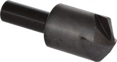 Hertel - 1" Head Diam, 1/2" Shank Diam, 4 Flute 110° High Speed Steel Countersink - Benchmark Tooling