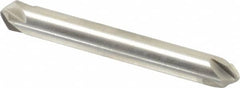 Hertel - 1/4" Head Diam, 1/4" Shank Diam, 4 Flute 90° High Speed Steel Countersink - Benchmark Tooling