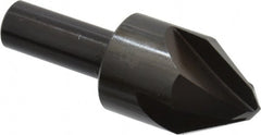 Hertel - 1" Head Diam, 1/2" Shank Diam, 4 Flute 60° High Speed Steel Countersink - Benchmark Tooling