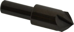 Hertel - 3/4" Head Diam, 1/2" Shank Diam, 4 Flute 90° High Speed Steel Countersink - Benchmark Tooling