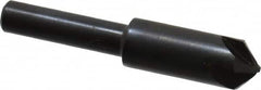 Hertel - 3/8" Head Diam, 1/4" Shank Diam, 4 Flute 90° High Speed Steel Countersink - Benchmark Tooling