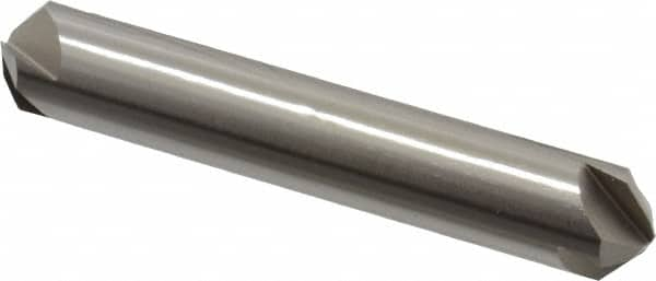 Hertel - 1/2" Head Diam, 1/2" Shank Diam, 4 Flute 100° High Speed Steel Countersink - Benchmark Tooling