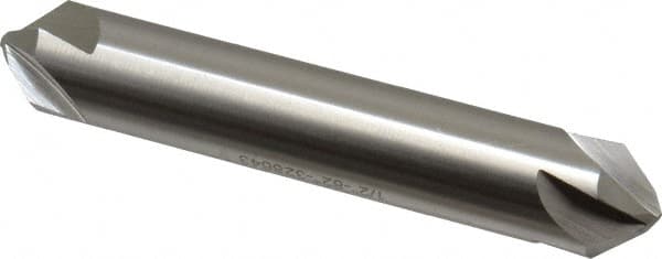 Hertel - 1/2" Head Diam, 1/2" Shank Diam, 4 Flute 82° High Speed Steel Countersink - Benchmark Tooling