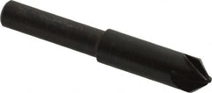 Hertel - 5/16" Head Diam, 1/4" Shank Diam, 4 Flute 82° High Speed Steel Countersink - Benchmark Tooling