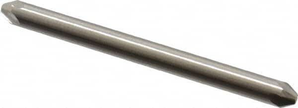 Hertel - 1/8" Head Diam, 1/8" Shank Diam, 4 Flute 60° High Speed Steel Countersink - Benchmark Tooling