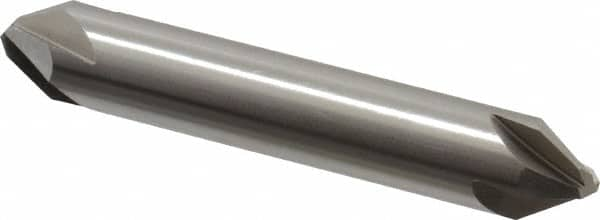 Hertel - 1/2" Head Diam, 1/2" Shank Diam, 4 Flute 60° High Speed Steel Countersink - Benchmark Tooling