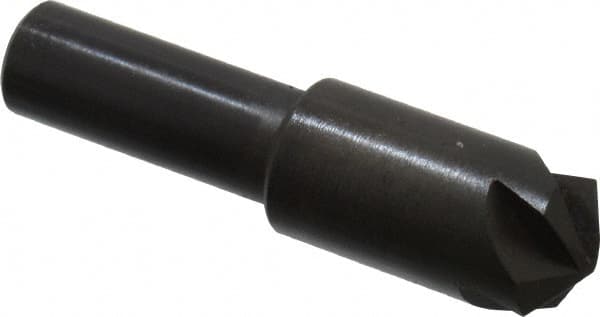 Hertel - 1/2" Head Diam, 3/8" Shank Diam, 4 Flute 120° High Speed Steel Countersink - Benchmark Tooling