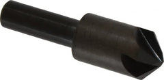 Hertel - 5/8" Head Diam, 3/8" Shank Diam, 4 Flute 100° High Speed Steel Countersink - Benchmark Tooling