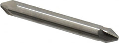 Hertel - 1/4" Head Diam, 5/16" Shank Diam, 4 Flute 60° High Speed Steel Countersink - Benchmark Tooling