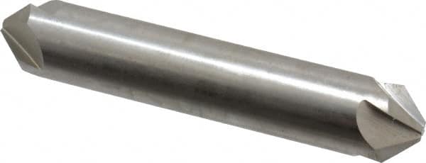 Hertel - 5/8" Head Diam, 5/8" Shank Diam, 4 Flute 90° High Speed Steel Countersink - Benchmark Tooling