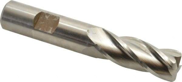 Hertel - 5/8", 4 Flute, Cobalt, 0.09" Corner Radius End Mill - 3-3/4" OAL, Right Hand Flute, 1-5/8" LOC, Right Hand Cut - Benchmark Tooling