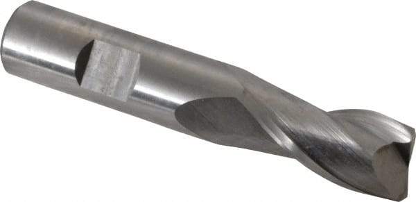 Hertel - 5/8", 2 Flute, Cobalt, 0.03" Corner Radius End Mill - 3-7/16" OAL, Right Hand Flute, 1-5/16" LOC, Right Hand Cut - Benchmark Tooling