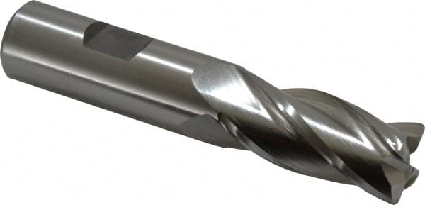 Hertel - 3/4" Diam 4 Flute Cobalt 0.045" Corner Radius End Mill - Benchmark Tooling