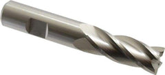 Hertel - 5/8", 4 Flute, Cobalt, 0.03" Corner Radius End Mill - 3-3/4" OAL, Right Hand Flute, 1-5/8" LOC, Right Hand Cut - Benchmark Tooling
