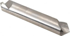 Hertel - 1/2" Head Diam, 1/2" Shank Diam, 1 Flute 100° High Speed Steel Countersink - Benchmark Tooling