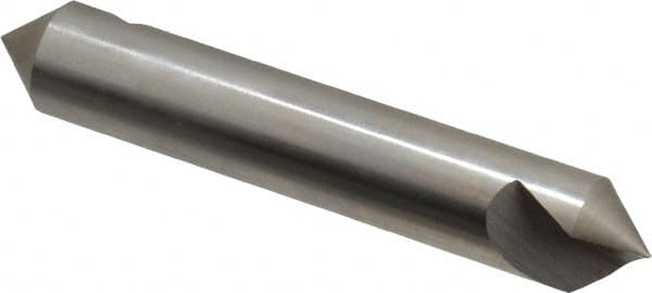 Hertel - 1/2" Head Diam, 1/2" Shank Diam, 1 Flute 82° High Speed Steel Countersink - Benchmark Tooling