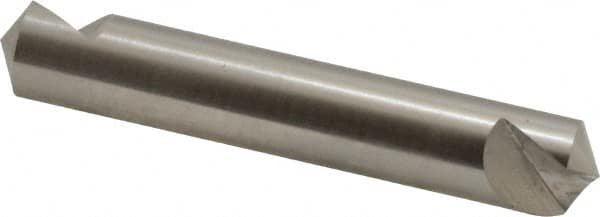 Hertel - 1/2" Head Diam, 1/2" Shank Diam, 1 Flute 120° High Speed Steel Countersink - Benchmark Tooling