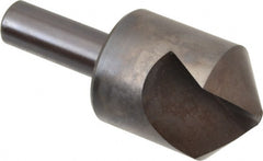 Hertel - 1-1/4" Head Diam, 1/2" Shank Diam, 1 Flute 100° High Speed Steel Countersink - Benchmark Tooling