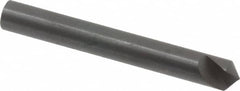 Hertel - 1/4" Head Diam, 1/4" Shank Diam, 1 Flute 100° High Speed Steel Countersink - Benchmark Tooling