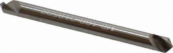 Hertel - 1/8" Head Diam, 1/8" Shank Diam, 1 Flute 100° High Speed Steel Countersink - 1-1/2" OAL, Straight Shank - Benchmark Tooling