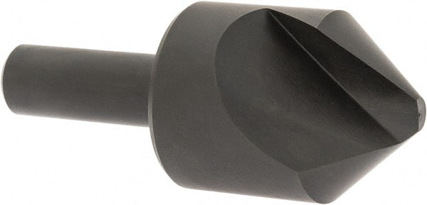 Hertel - 1-1/4" Head Diam, 1/2" Shank Diam, 1 Flute 82° High Speed Steel Countersink - Benchmark Tooling