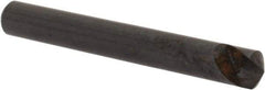 Hertel - 3/16" Head Diam, 3/16" Shank Diam, 1 Flute 120° High Speed Steel Countersink - 1-1/2" OAL, Straight Shank - Benchmark Tooling