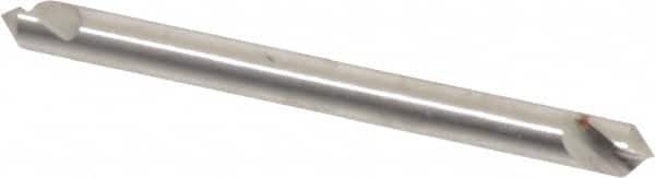 Hertel - 1/8" Head Diam, 1/8" Shank Diam, 1 Flute 90° High Speed Steel Countersink - Benchmark Tooling