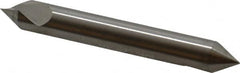 Hertel - 1/4" Head Diam, 1/4" Shank Diam, 1 Flute 60° High Speed Steel Countersink - Benchmark Tooling